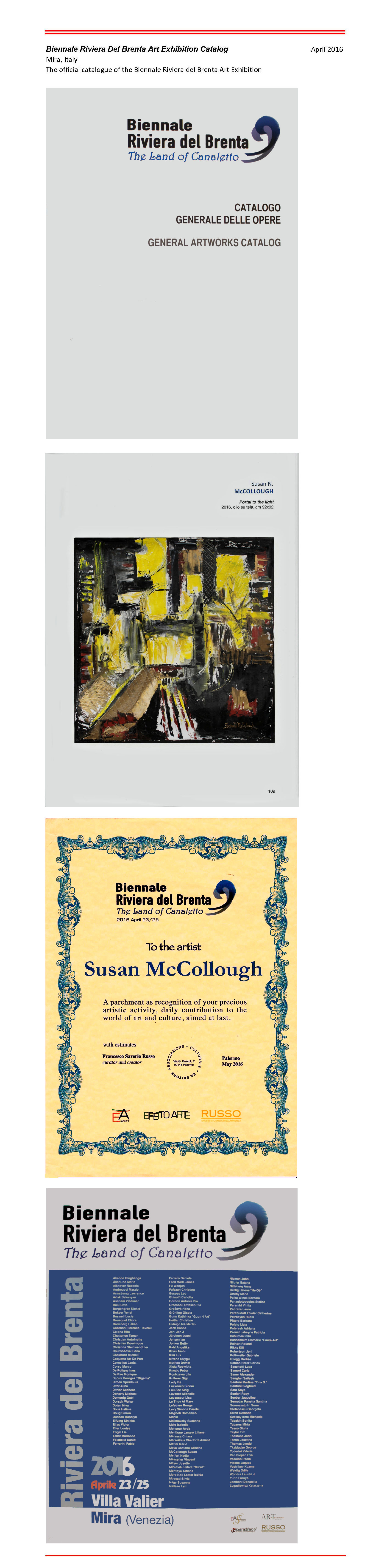 SUSAN N. MCCOLLOUGH - PUBLICATIONS
